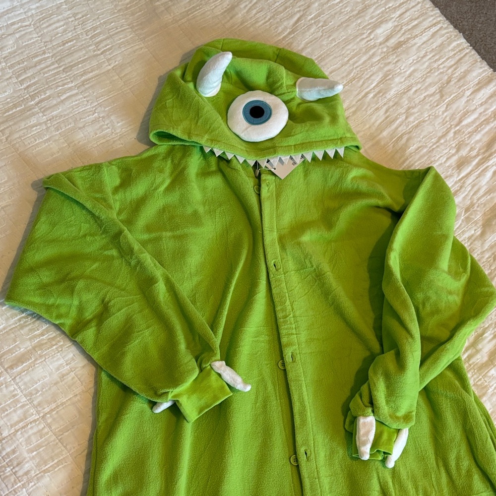 Green Monster Hooded Onesie